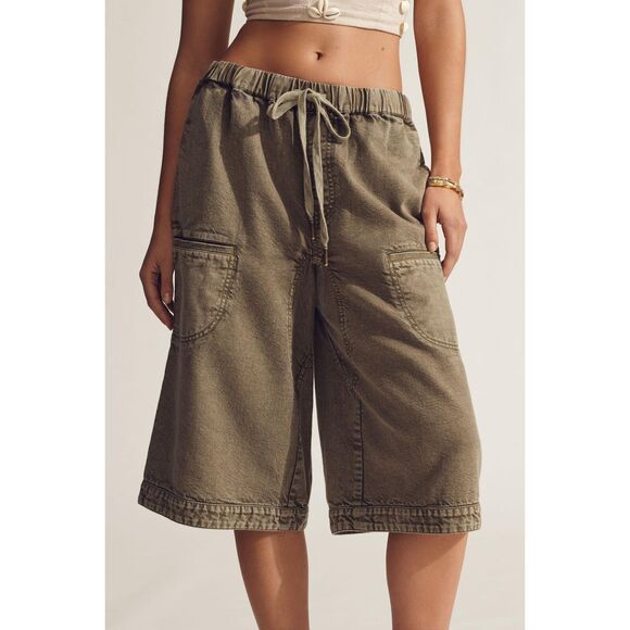 Pilcro Anthropologie Pull-On Gaucho Capri Pants Wide Leg Cropped 1X-PS 279853 - Picture 1 of 9